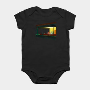 Nighthawks by Edward Hopper Baby Bodysuit